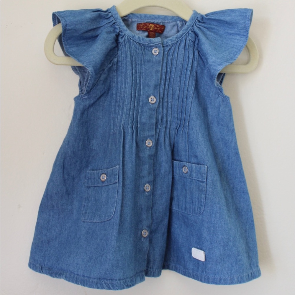 Lucky brand denim dress 12 months
